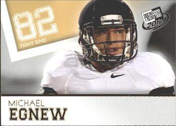 2012 Press Pass - Gold #12 Michael Egnew Front