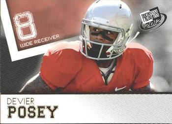 2012 Press Pass - Gold #40 DeVier Posey Front