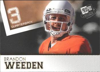 2012 Press Pass - Gold #48 Brandon Weeden Front