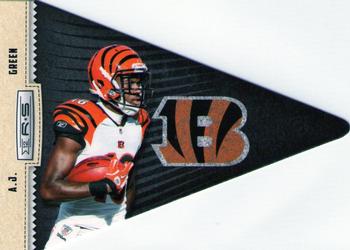 2012 Panini Rookies & Stars - Player Pennant #12 A.J. Green Front