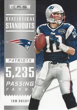 2012 Panini Rookies & Stars - Statistical Standouts #2 Tom Brady Front