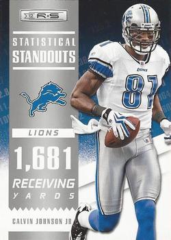 2012 Panini Rookies & Stars - Statistical Standouts #10 Calvin Johnson Front