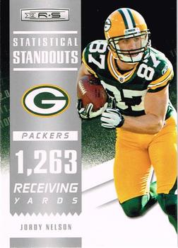 2012 Panini Rookies & Stars - Statistical Standouts #23 Jordy Nelson Front