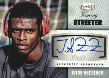 2012 SAGE Autographed - Autographs Silver #A46 Tommy Streeter Front