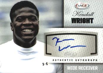 2012 SAGE Autographed - Autographs Silver #A50 Kendall Wright Front