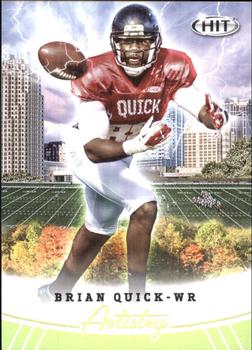 2012 SAGE HIT - Artistry Gold #ART28 Brian Quick Front