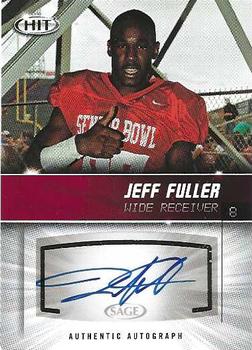 2012 SAGE HIT - Autographs #A9 Jeff Fuller Front