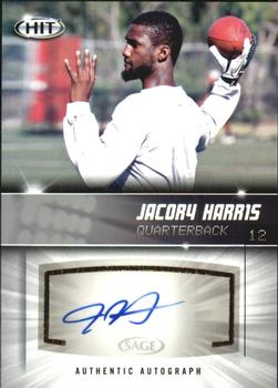 2012 SAGE HIT - Autographs Silver #A12 Jacory Harris Front