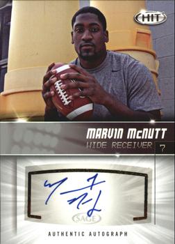 2012 SAGE HIT - Autographs Silver #A77 Marvin McNutt Front