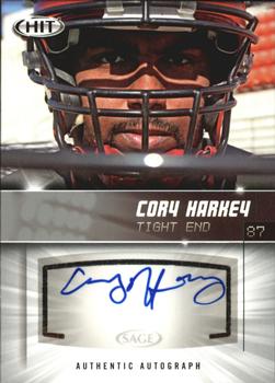 2012 SAGE HIT - Autographs Silver #A87 Cory Harkey Front