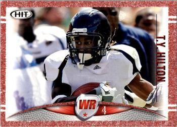 2012 SAGE HIT - Red Glitter #4 T.Y. Hilton Front