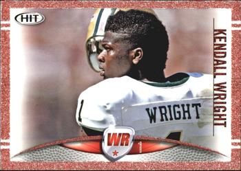 2012 SAGE HIT - Red Glitter #101 Kendall Wright Front