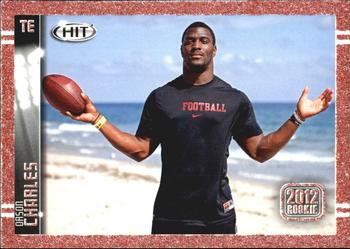 2012 SAGE HIT - Red Glitter #121 Orson Charles Front