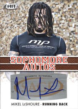 2012 SAGE HIT - Sophomore Autographs #A13 Mikel Leshoure Front