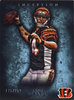 2012 Topps Inception - Blue #83 Andy Dalton Front