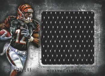 2012 Topps Inception - Rookie Relics Jumbo Swatch #JR-MS Mohamed Sanu Front