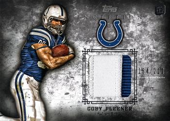 2012 Topps Inception - Rookie Relics Patch #RP-CF Coby Fleener Front