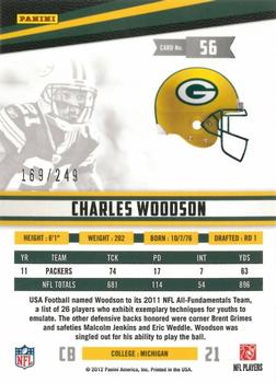 2012 Panini Rookies & Stars - Longevity #56 Charles Woodson Back
