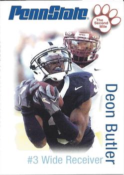 2006 The Second Mile Penn State Nittany Lions Tips: Fall Edition #NNO Deon Butler Front
