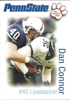 2006 The Second Mile Penn State Nittany Lions Tips: Fall Edition #NNO Dan Connor Front