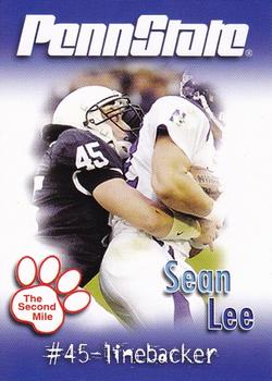 2007 The Second Mile Penn State Nittany Lions Tips: Fall Edition #NNO Sean Lee Front