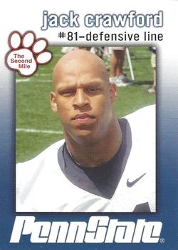 2009 The Second Mile Penn State Nittany Lions Tips: Fall Edition #NNO Jack Crawford Front
