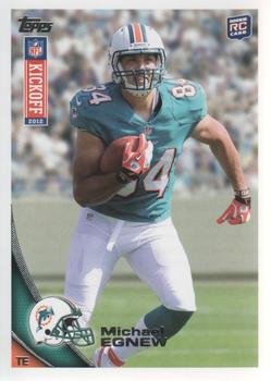 2012 Topps Kickoff #3 Michael Egnew Front