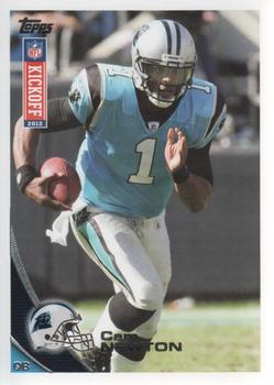 2012 Topps Kickoff #5 Cam Newton Front