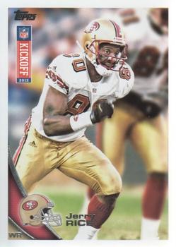 2012 Topps Kickoff #10 Jerry Rice Front
