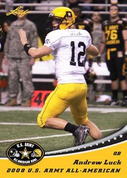 2012 Leaf Draft - Army All-American Bowl #AAB-AL1 Andrew Luck Front