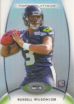 2012 Topps Platinum #138 Russell Wilson Front