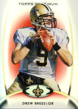 2012 Topps Platinum - Ruby #100 Drew Brees Front