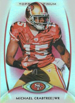 2012 Topps Platinum - Ruby #74 Michael Crabtree Front