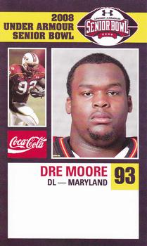 2008 Senior Bowl #NNO Dre Moore Front