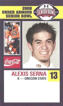 2008 Senior Bowl #NNO Alexis Serna Front