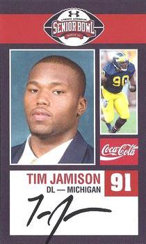 2009 Senior Bowl #NNO Tim Jamison Front