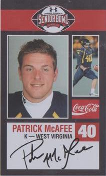 2009 Senior Bowl #NNO Patrick McAfee Front