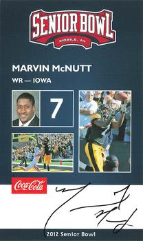 2012 Senior Bowl #NNO Marvin McNutt Front