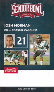2012 Senior Bowl #NNO Josh Norman Front