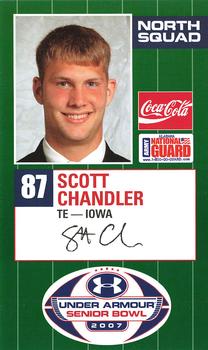 2007 Senior Bowl #NNO Scott Chandler Front