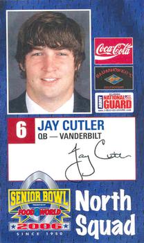 2006 Senior Bowl #NNO Jay Cutler Front