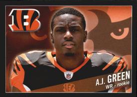 2011 Panini Stickers #83 A.J. Green Front