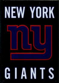 2011 Panini Stickers #243 New York Giants Front