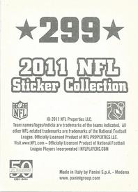 2011 Panini Stickers #299 Detroit Lions Back