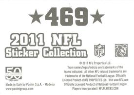 2011 Panini Stickers #469 2010 AFC Divisional Playoff Back