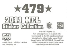 2011 Panini Stickers #479 Super Bowl XLV Back