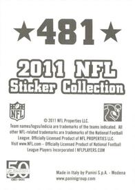 2011 Panini Stickers #481 Pop Warner Football Back