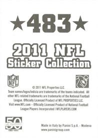 2011 Panini Stickers #483 Pop Warner Football Back