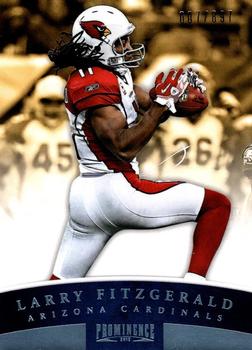 2012 Panini Prominence #3 Larry Fitzgerald Front
