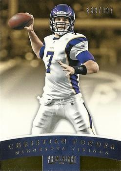 2012 Panini Prominence #53 Christian Ponder Front